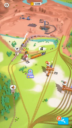 I-download ang Rail Master Tycoon: Idle Train – Bumuo ng Rail Empire - Screenshot 12