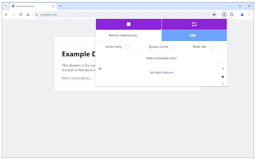 Tab Auto Refresh: Awtomatikong I-reload ang Iyong mga Tab nang Libre - Screenshot 1