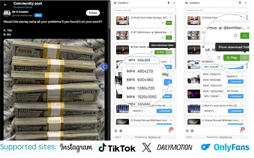 DataTool Video Downloader: I-download ang TikTok Videos nang HD - Screenshot 4