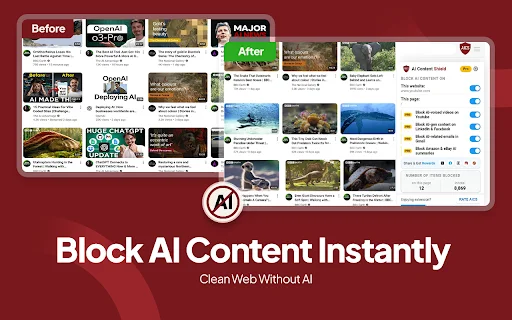 I-download ang AI Content Shield – Harangan ang AI Content nang Libre - Screenshot 3