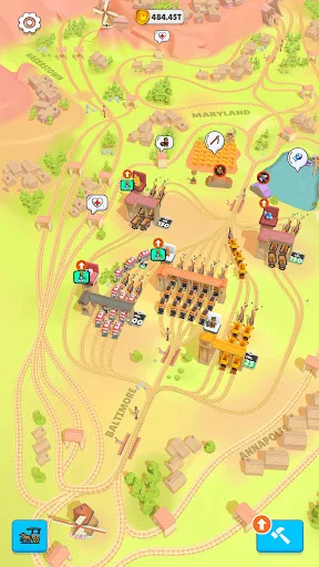I-download ang Rail Master Tycoon: Idle Train – Bumuo ng Rail Empire - Screenshot 1