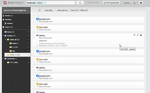 I-download ang EverSync – I-sync ang Iyong mga Bookmark at Speed Dial - Screenshot 4