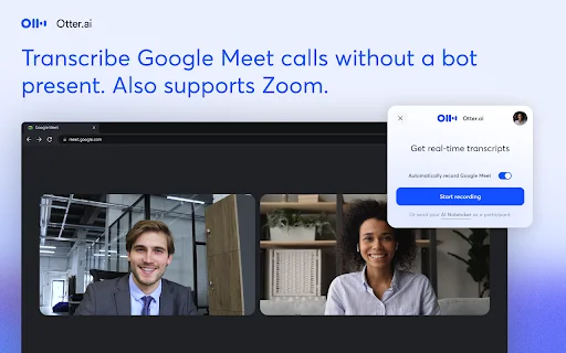 Otter.ai Chrome Extension: Live Transcription at Summary – I-download - Screenshot 1