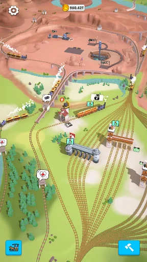 I-download ang Rail Master Tycoon: Idle Train – Bumuo ng Rail Empire - Screenshot 6