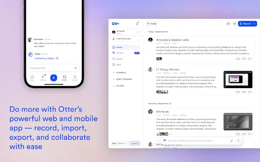 Otter.ai Chrome Extension: Live Transcription at Summary – I-download - Screenshot 5